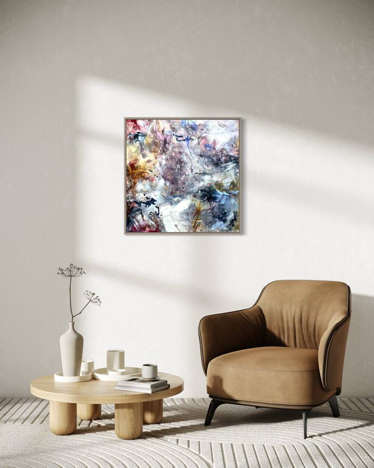 Original Abstract Expressionism Abstract Painting by Mila Stone