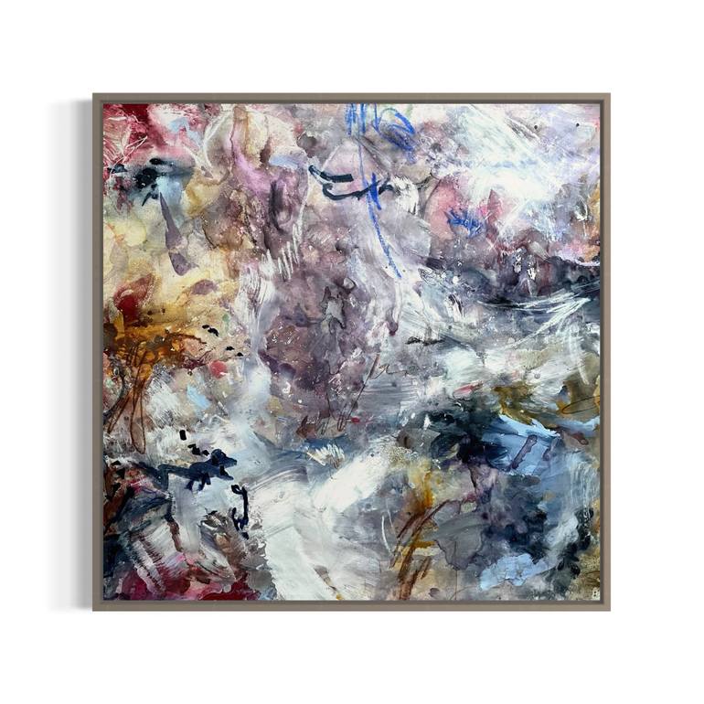 Original Abstract Expressionism Abstract Painting by Mila Stone
