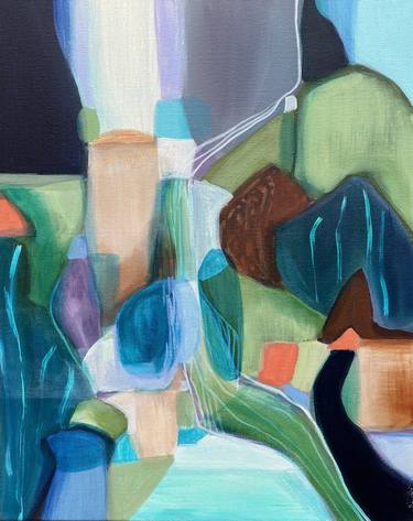 Original Modern Abstract Paintings by Shari Nye