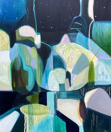 Original Contemporary Abstract Paintings by Shari Nye