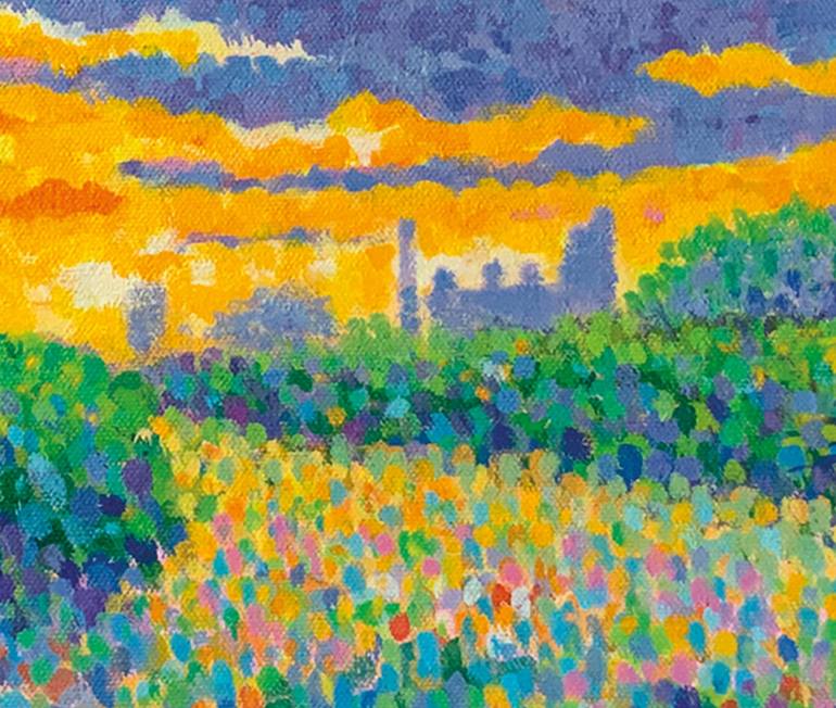 Original Impressionism Landscape Painting by Paul Thomas
