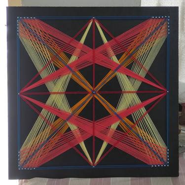 Print of Geometric Paintings by Preffco Arts