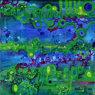 Print of Abstract Science Paintings by Regina Valluzzi