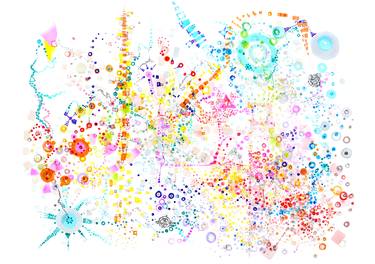 Print of Abstract Science Drawings by Regina Valluzzi