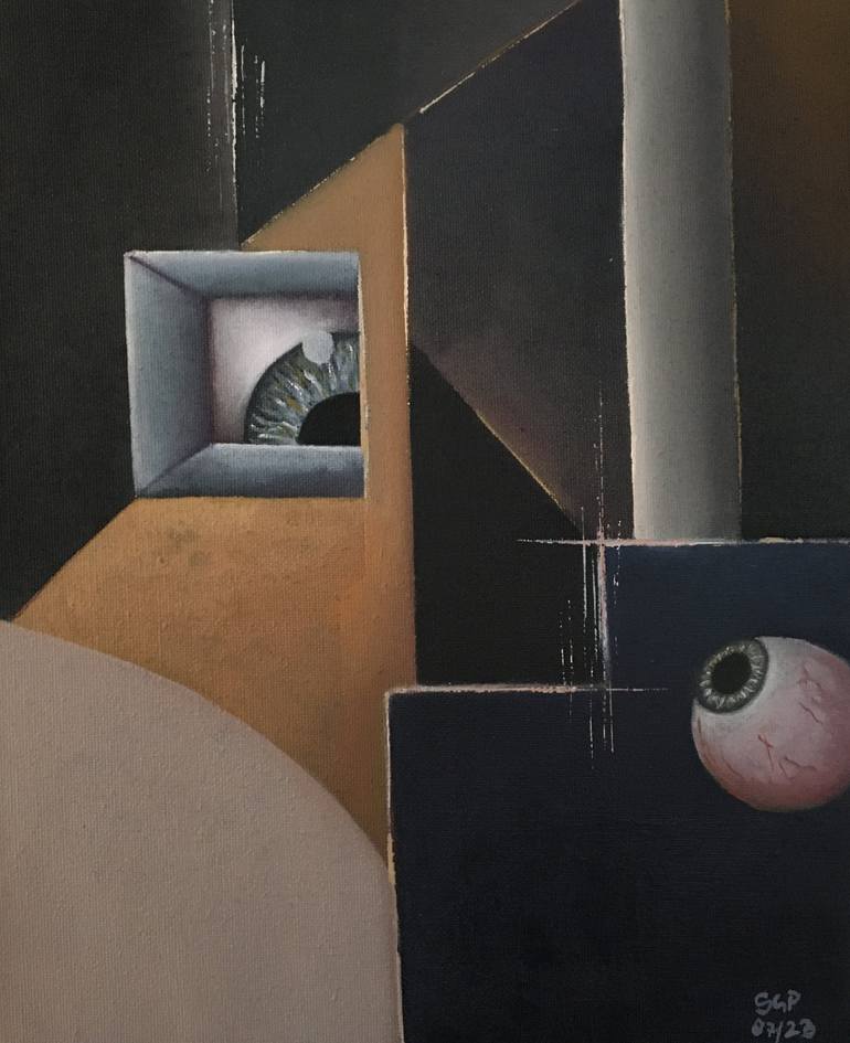 Original Abstract Expressionism Abstract Painting by Felipe Ignacio Stuardo García