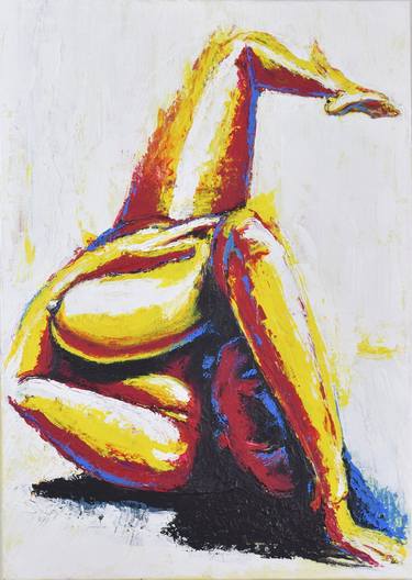 Original Conceptual Nude Paintings by GOL DEN