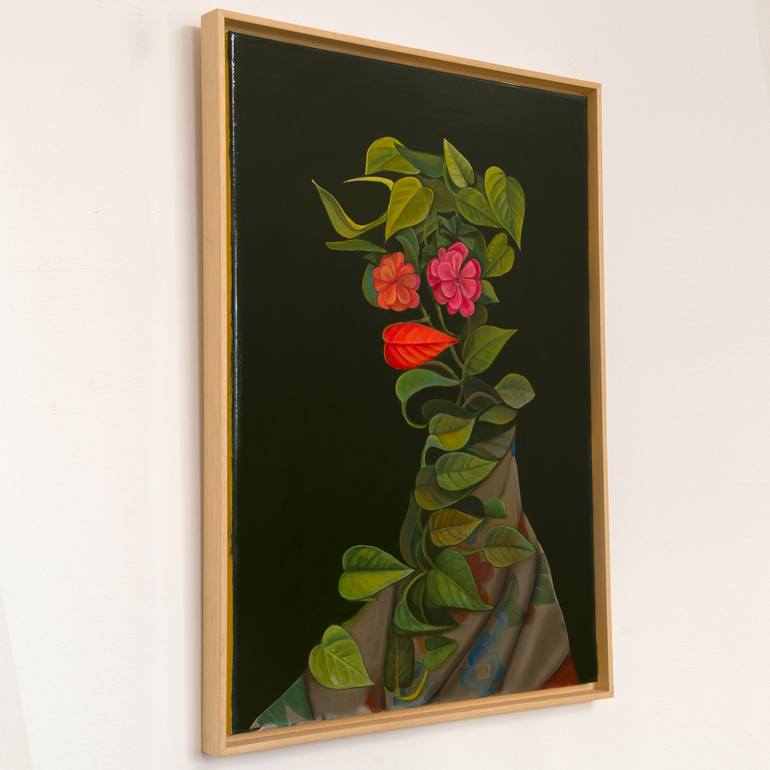 Original Contemporary Botanic Painting by Natasha Lelenco
