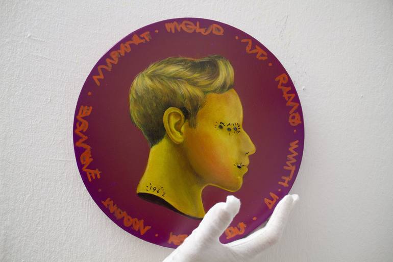 Original Surrealism People Mixed Media by Natasha Lelenco