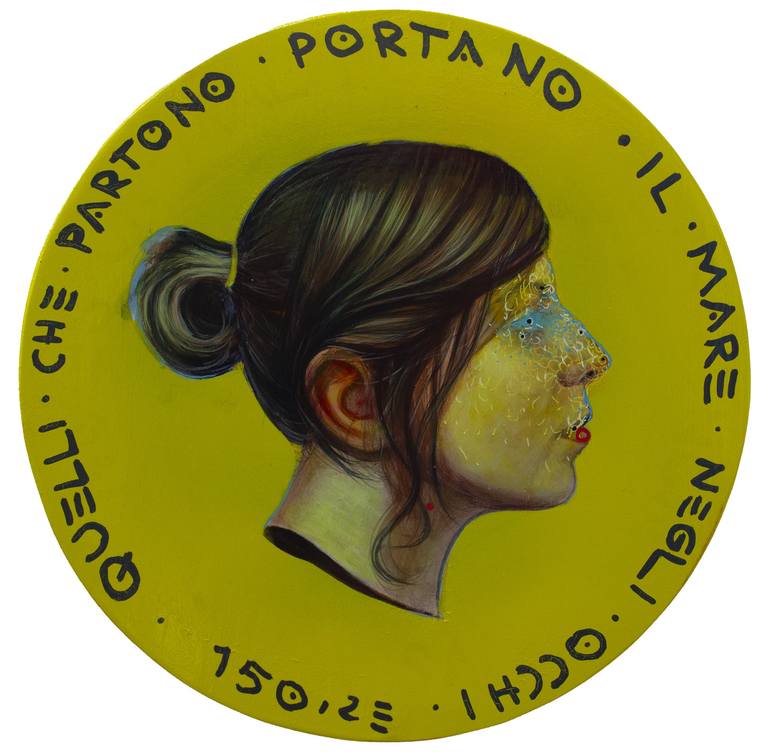 Original Contemporary Women Mixed Media by Natasha Lelenco