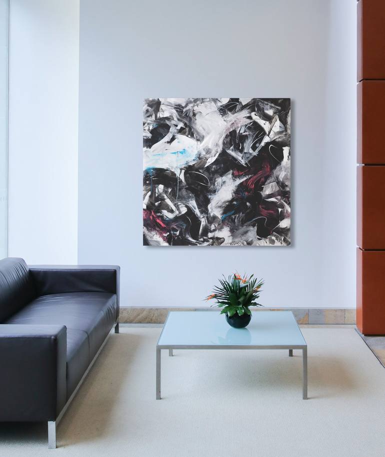 Original Abstract Expressionism Abstract Painting by Stephen Cox