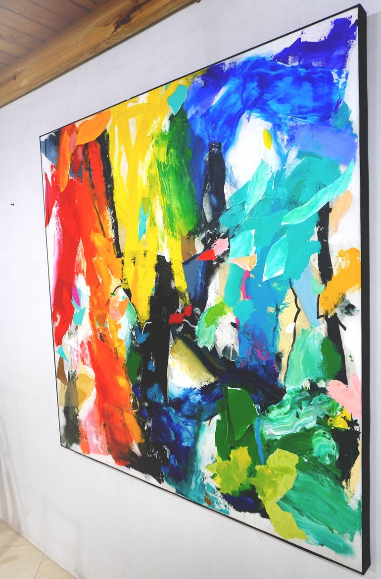 Original Abstract Painting by Diego Ponce