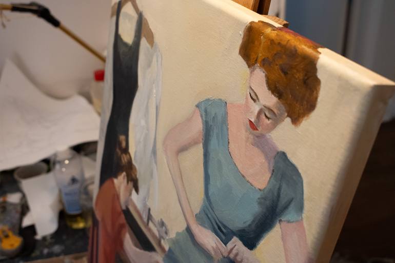 Original Figurative Fashion Painting by Paul Scaturro