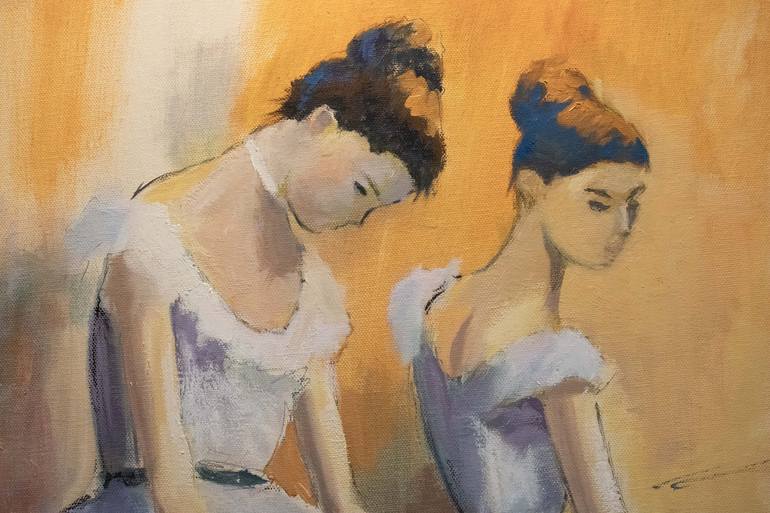 Original Impressionism People Painting by Paul Scaturro