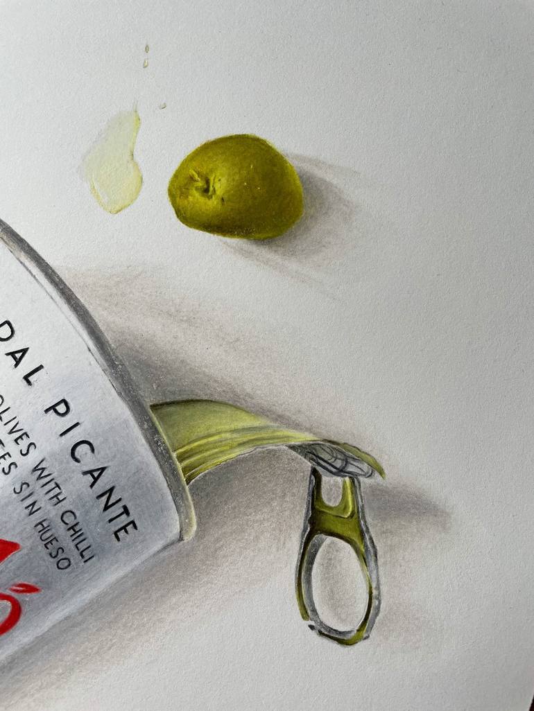 Original Photorealism Food Drawing by Amy Miles