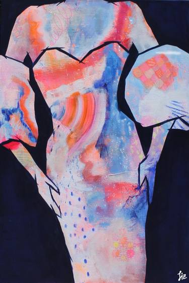Original Abstract Expressionism Women Paintings by Liz Campbell