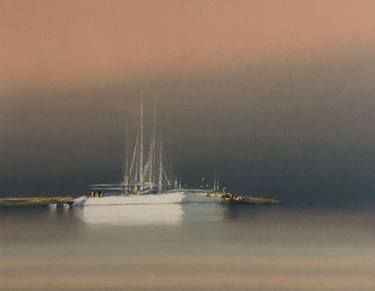 Original Modern Seascape Printmaking by Pierre Doutreleau