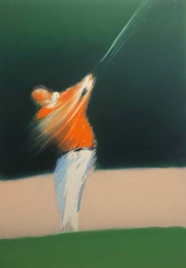 The golfer in red / L10053 thumb