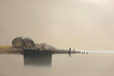 Original Modern Seascape Printmaking by Pierre Doutreleau