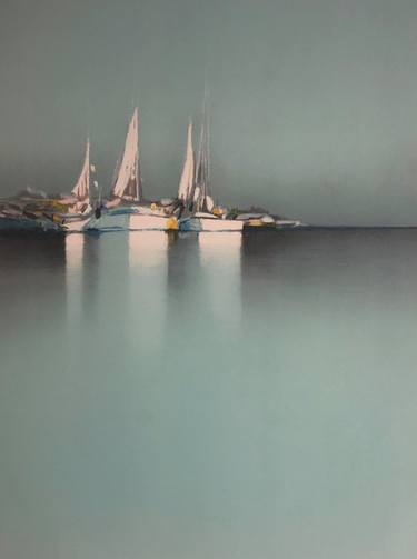 Original Seascape Printmaking by Pierre Doutreleau