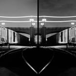 4th Street Bridge Tug-of-War (diptych) by Cyril Helnwein