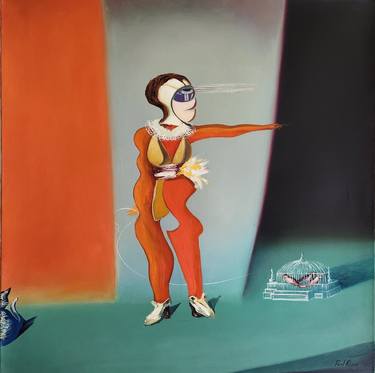Print of Art Deco Celebrity Paintings by Paul Ruiz Neira