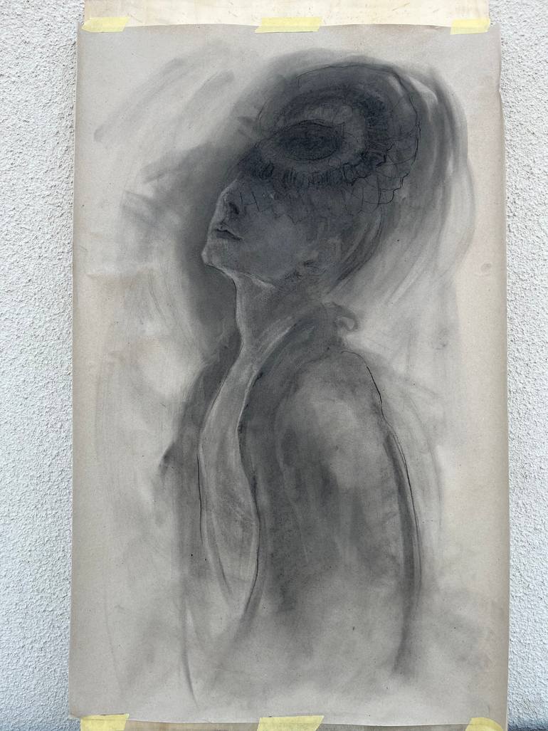 Original Expressionism Body Drawing by Hel Span