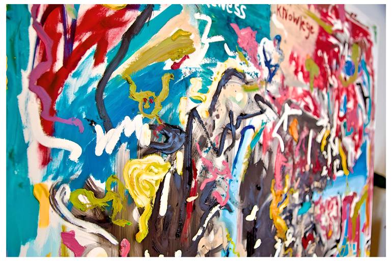 Original Abstract Painting by Aldous Plascencia