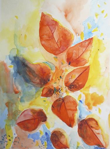 Print of Abstract Botanic Paintings by Cecilia Bruno