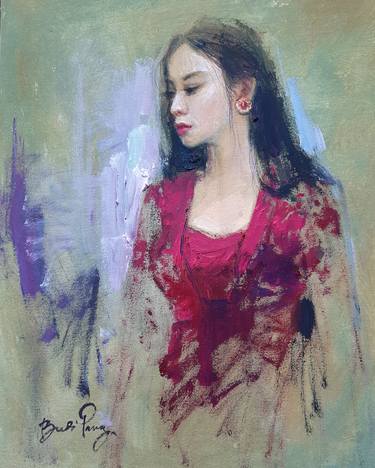 Print of Fine Art Celebrity Paintings by Budi Pang