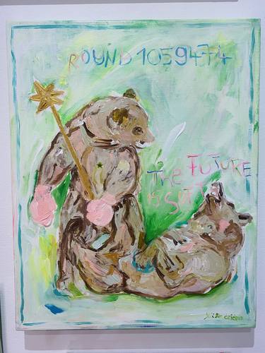 Original Expressionism Animal Paintings by Dzidzia Wilk