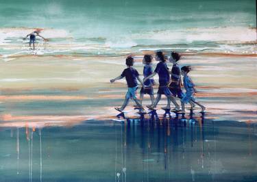 Print of Beach Paintings by Tonia Kay