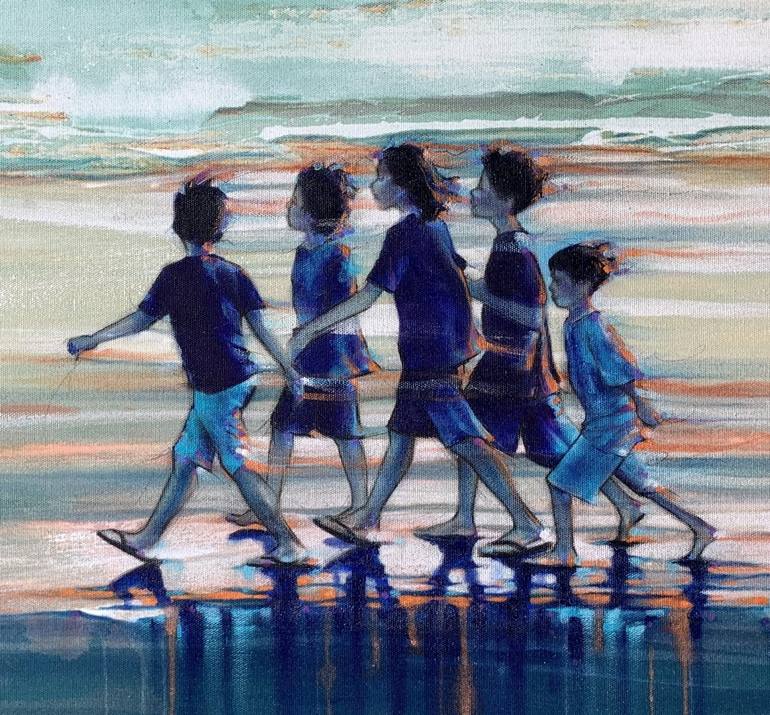 Original Beach Painting by Tonia Kay