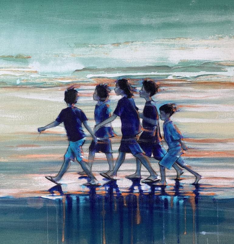 Original Beach Painting by Tonia Kay