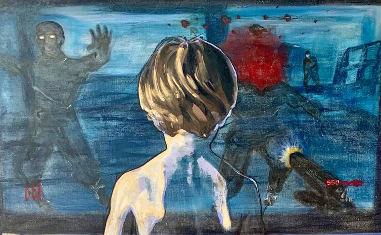 Original Conceptual Fantasy Painting by Tonia Kay