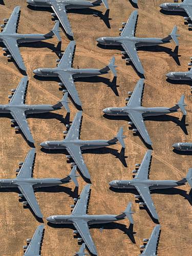 Original Abstract Aerial Photography by Bernhard Lang