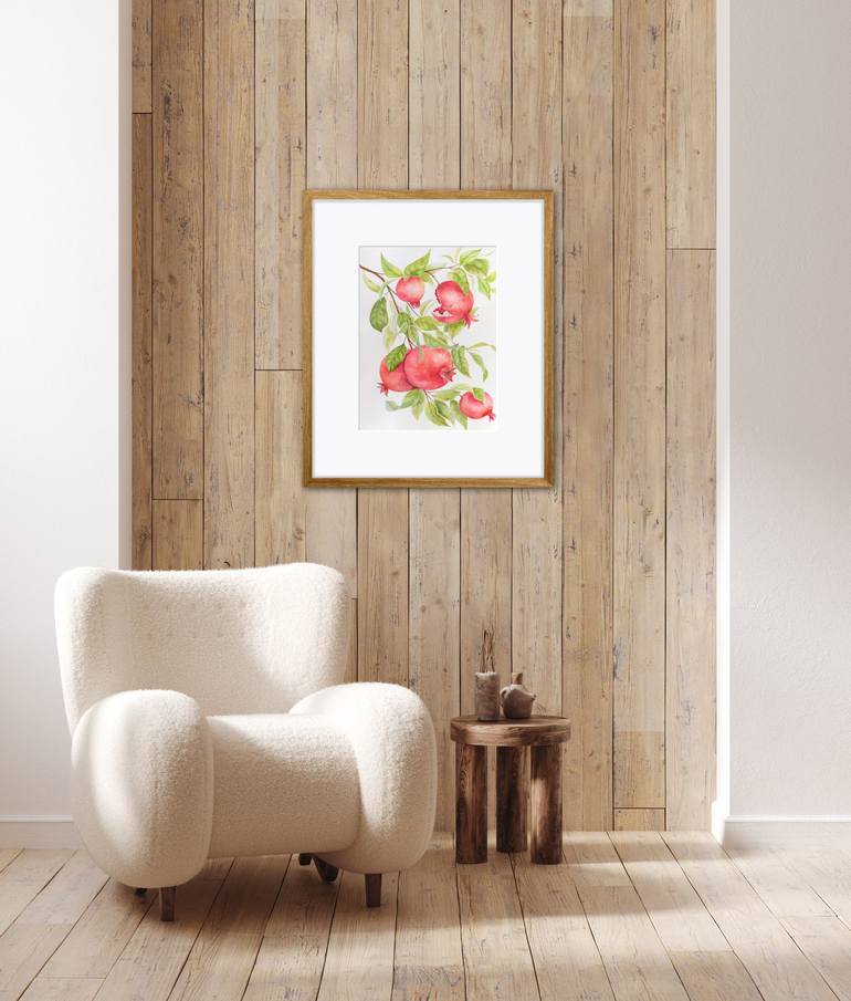 Original Floral Drawing by Maryana Chistol