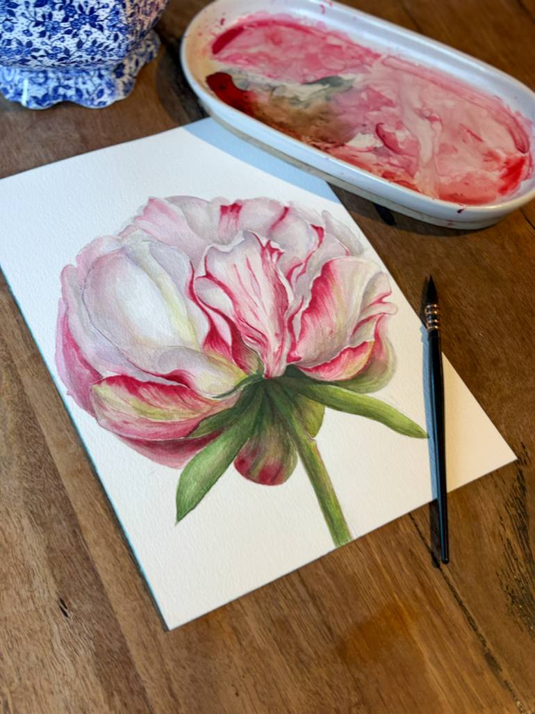 Original Contemporary Floral Painting by Maryana Chistol