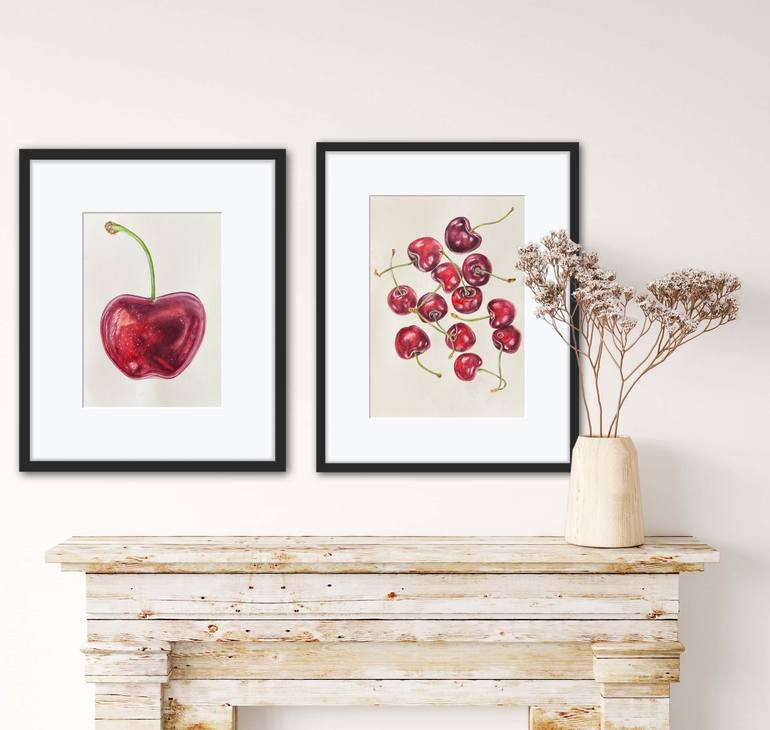 Original Contemporary Botanic Drawing by Maryana Chistol