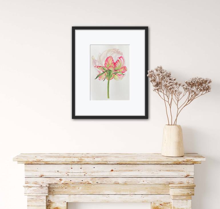 Original Contemporary Floral Drawing by Maryana Chistol