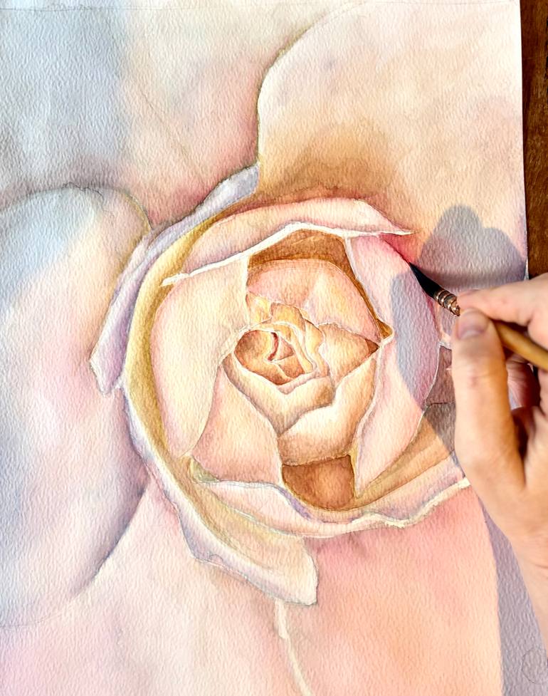 Original Contemporary Floral Drawing by Maryana Chistol