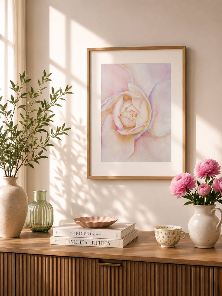 Original Contemporary Floral Drawing by Maryana Chistol