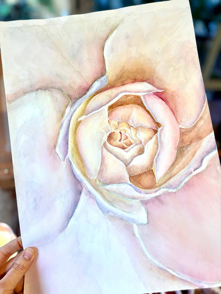 Original Contemporary Floral Drawing by Maryana Chistol