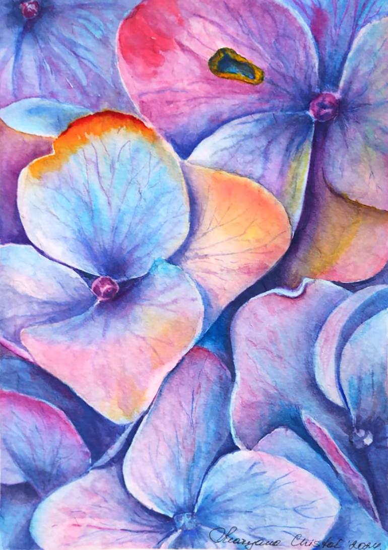 Original Contemporary Floral Painting by Maryana Chistol