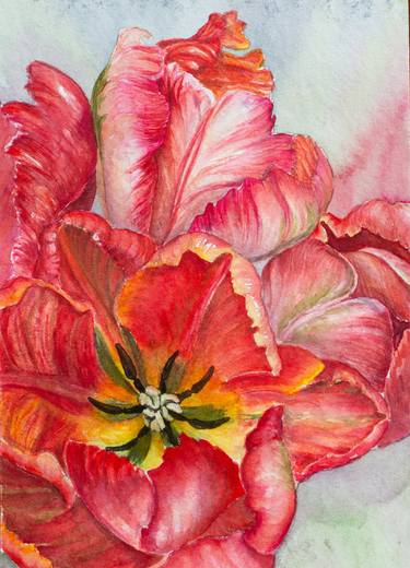 Original Fine Art Floral Paintings by Maryana Chistol