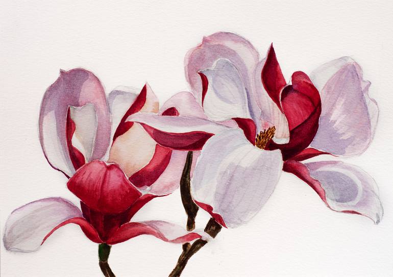 Original Contemporary Floral Painting by Maryana Chistol
