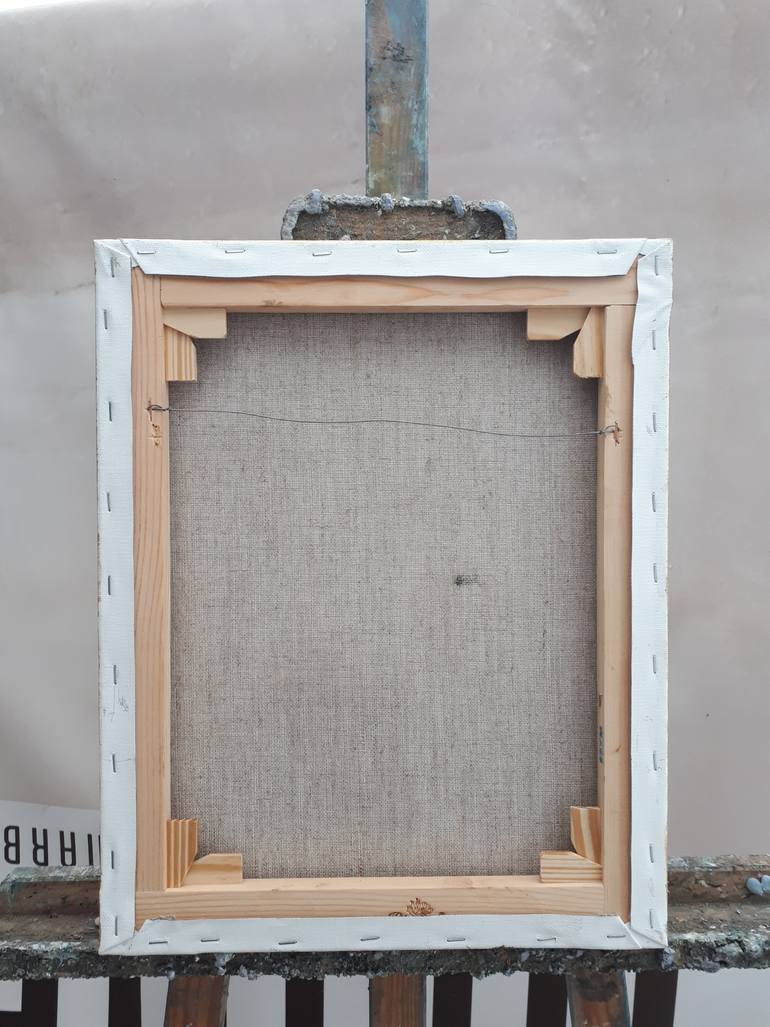 Original Minimalism Seascape Painting by Guillermo Vázquez Zamarbide