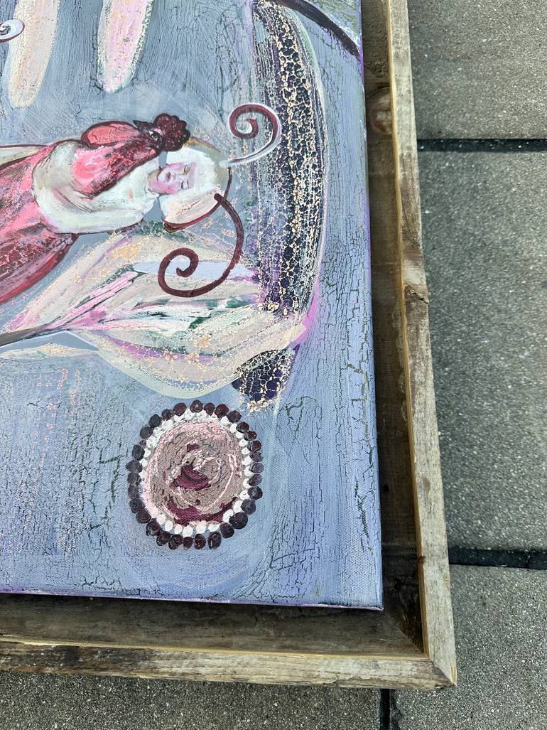 Original Contemporary Fantasy Painting by Elena Pach