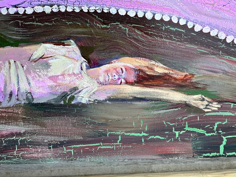 Original Figurative Fantasy Painting by Elena Pach