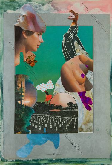 Print of Body Collage by Szabina Farkas B