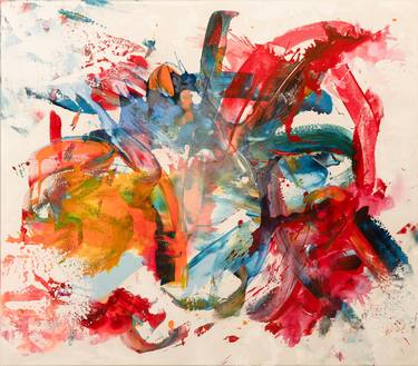 Original Pop Art Abstract Paintings by ELISABETTA BORGOGNONI